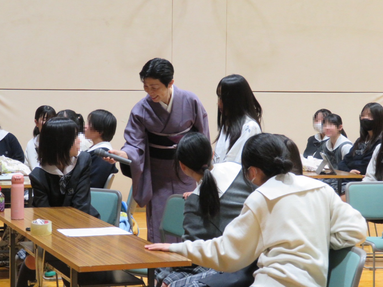 【いち瑠】いちくら青春応援プロジェクトの参加校【藤村女子中学校・高等学校】にて「きもの特別講座」を実施致しました