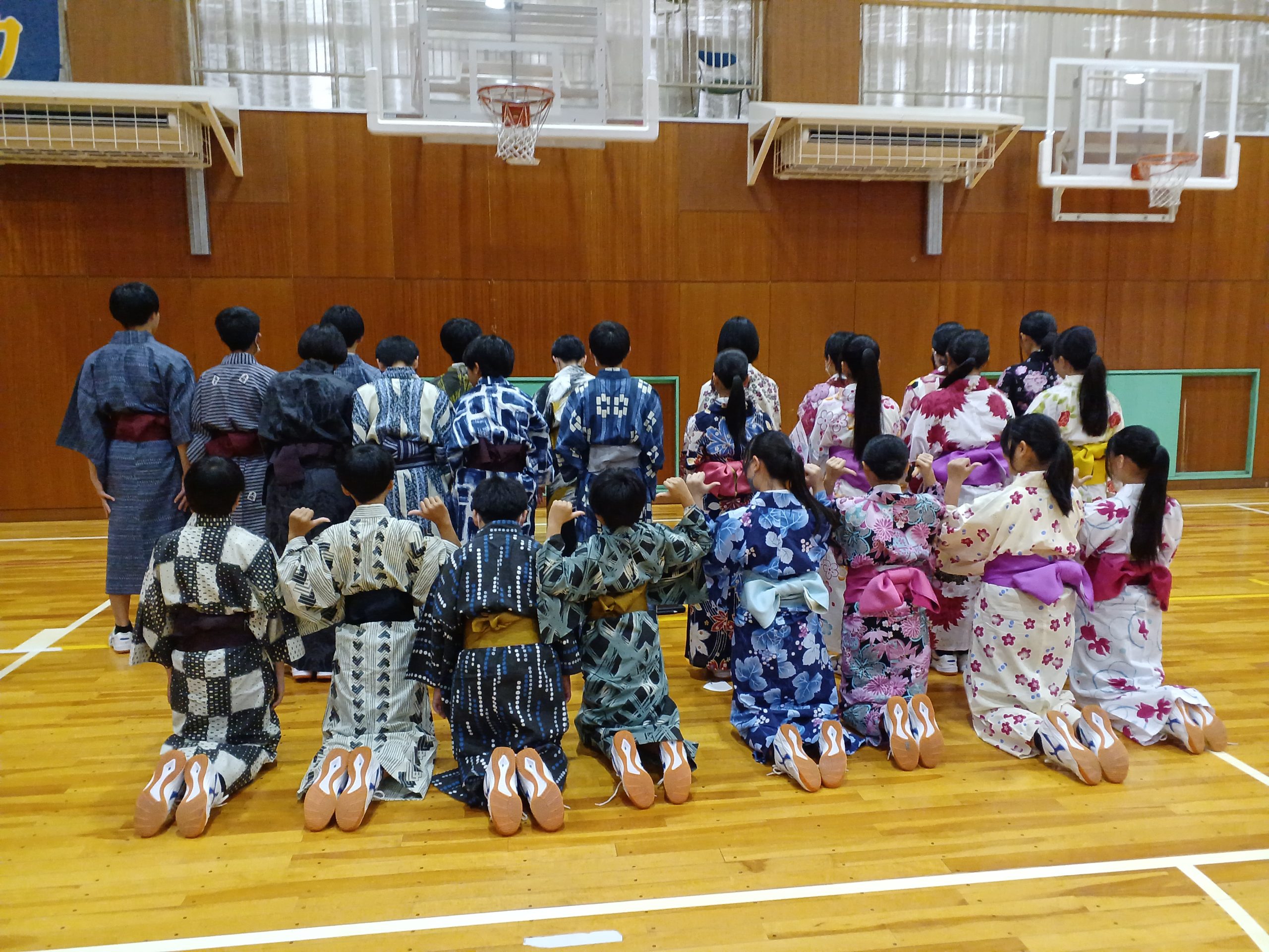 【いち瑠】北名古屋市立訓原中学校にて、昨年に引き続き「浴衣自装講座」を実施いたしました。