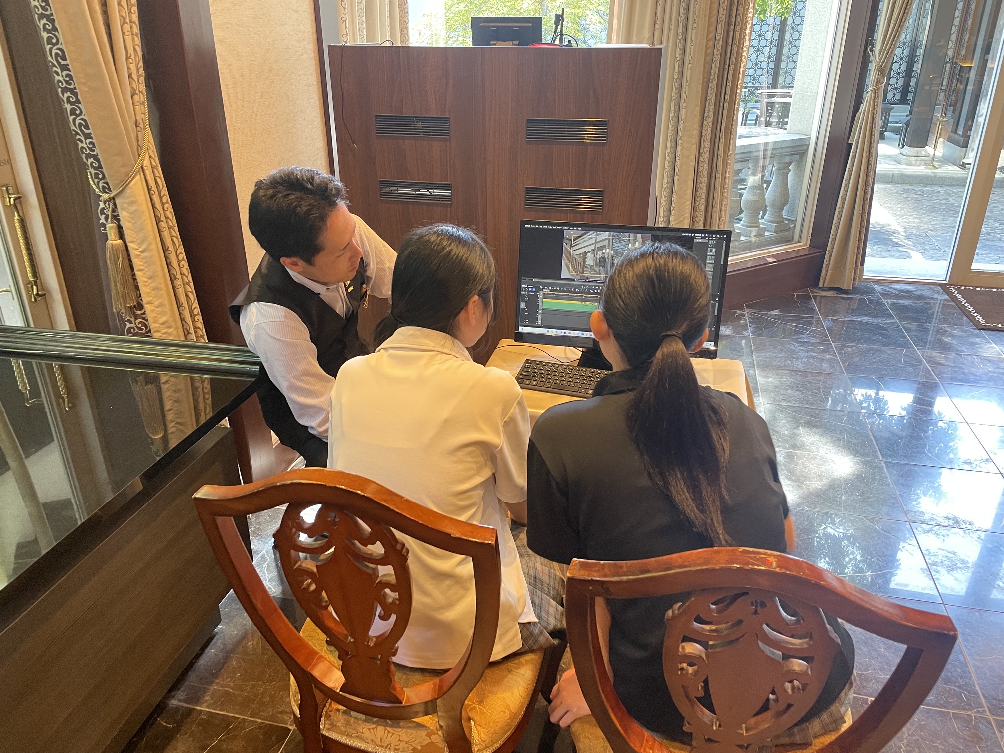 【百花籠】名古屋経済大学高蔵高等学校のインターンシップを受け入れました