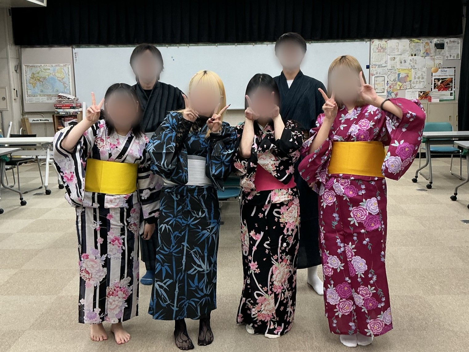 【和装事業本部】大阪府立春日丘高等学校にて、「浴衣自装講座」を実施いたしました。